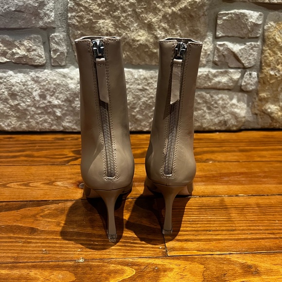 Black Suede Studio Jennifer Pointy Toe Bootie Fendi Leather, 37 EU (6.5 - 7 US) - Picture 2 of 14